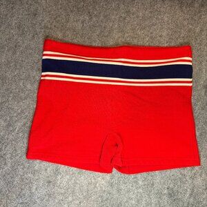 Surfville Vintage Men’s Swim Brief Red Striped Made in Japan Size 36–38 Rare